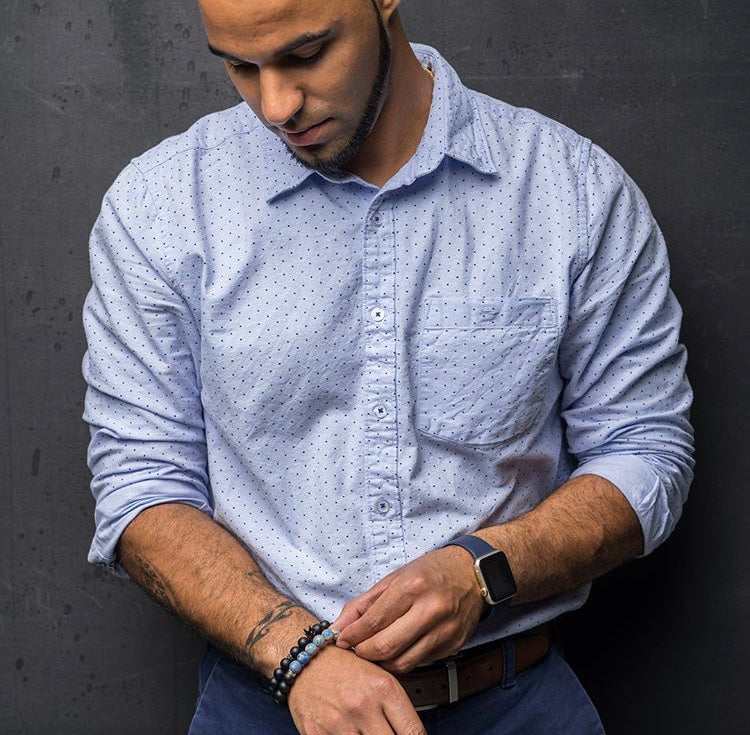 Increasing trend in men wearing beaded bracelets